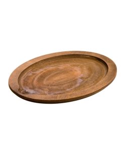 13.25 Inch Jumbo Oval Walnut Wood Underliner